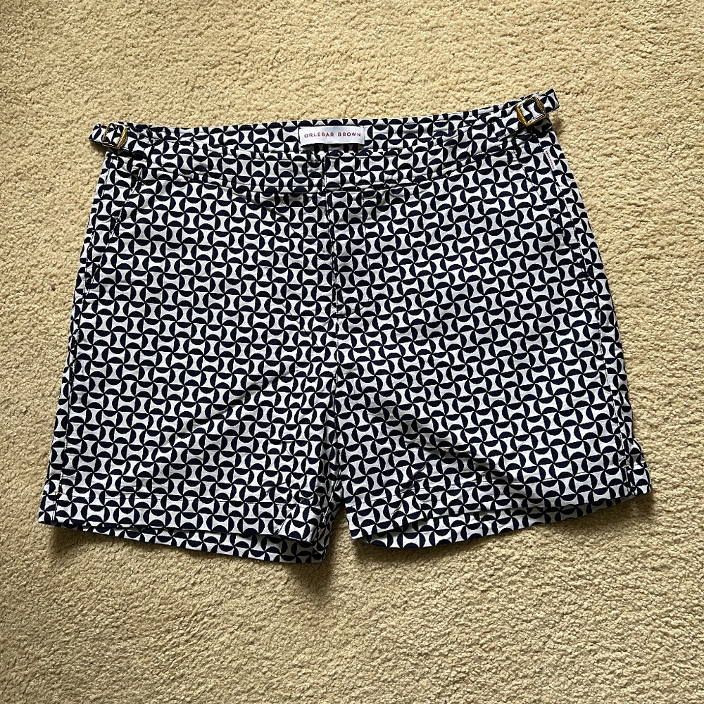 Orlean Brown Swim Trunks